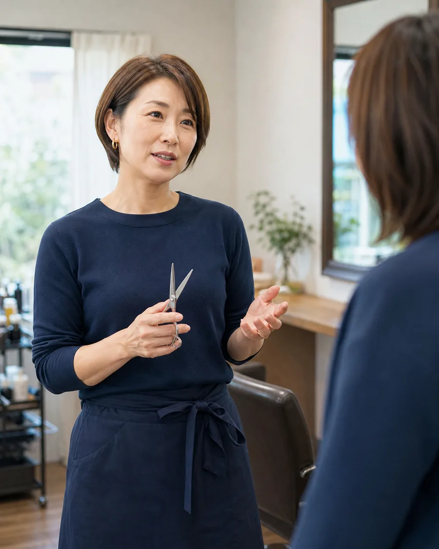 美容室を営む事業者のイメージ